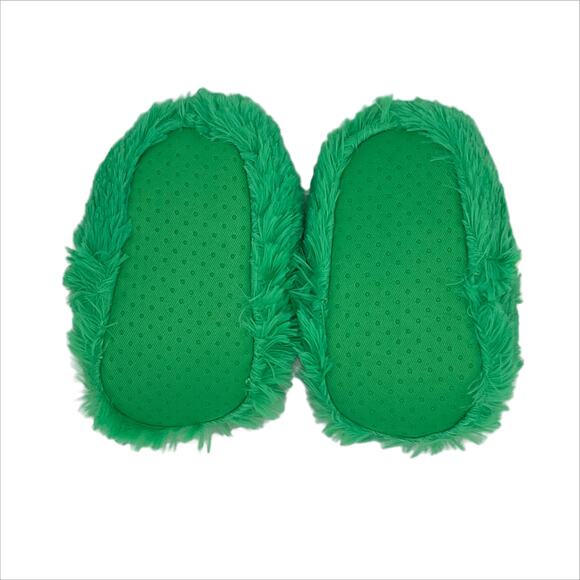 Simple Joys by Carter Jarrell Fuzzy Slipper in Green Size S(5-6) - Picture 9 of 11